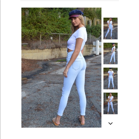 LAST 1️⃣ Got it bad Slit Knee Overall - Picture 2 of 6